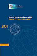 Cover of Dispute Settlement Reports: Vol 6