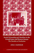 Cover of Social Citizenship and Workfare in the United States and Western Europe