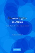 Cover of Human Rights in Africa: from the OAU to the African Union