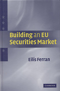 Cover of Building an EU Securities Market