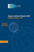 Cover of Dispute Settlement Reports: V. 1. Pages 1-585
