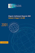 Cover of Dispute Settlement Reports: Vol 1. Pages 1-409