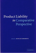 Cover of Product Liability in Comparative Perspective