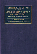 Cover of An Introduction to the Comparative Study of Private Law: Readings, Cases, Materials