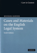 Cover of Cases and Materials on the English Legal System