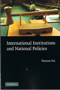 Cover of International Institutions and National Policies