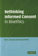 Cover of Rethinking Informed Consent in Bioethics