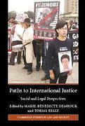 Cover of Paths to International Justice: Social and Legal Perspectives