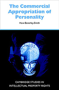 Cover of The Commercial Appropriation of Personality