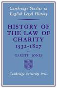 Cover of History of the Law of Charity, 1532 -1827