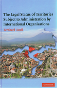 Cover of Legal Status of Territories Subject to Administration by International Organisations