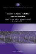 Cover of Conflict of Norms in Public International Law: How WTO Law Relates to other Rules of International Law