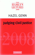 Cover of The Hamlyn Lectures 2008: Judging Civil Justice