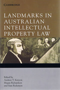 Cover of Landmarks in Australian Intellectual Property Law