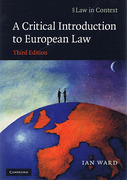 Cover of A Critical Introduction to European Law