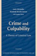 Cover of Crime and Culpability: A Theory of Criminal Law