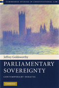 Cover of Parliamentary Sovereignty: Contemporary Debates