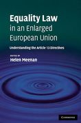 Cover of Equality Law in an Enlarged European Union: Understanding the Article 13 Directives