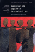 Cover of Legitimacy and Legality in International Law: An Interactional Account