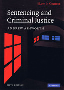 Cover of Law in Context: Sentencing and Criminal Justice