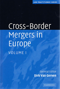Cover of Cross-Border Mergers in Europe: 2 Volume Hardback Set