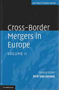 Cover of Cross-Border Mergers in Europe: Volume 2