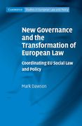 Cover of New Governance and the Transformation of European Law: Coordinating EU Social Law and Policy