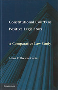 Cover of Constitutional Courts as Positive Legislators: A Comparative Law Study
