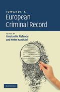 Cover of Towards a European Criminal Record