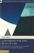 Cover of Lawyering for the Rule of Law: Government Lawyers and the Rise of Judicial Power in Israel