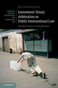 Cover of Investment Treaty Arbitration as Public International Law: Procedural Aspects and Implications