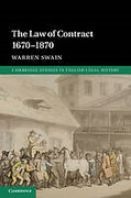 Cover of The Law of Contract 1670-1870
