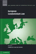 Cover of European Condominium Law