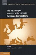 Cover of The Recovery of Non-Pecuniary Loss in European Contract Law