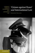 Cover of Crimes Against Peace and International Law