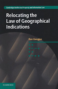 Cover of Relocating the Law of Geographical Indications