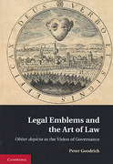 Cover of Legal Emblems and the Art of Law: Obiter Depicta and the Vision of Governance