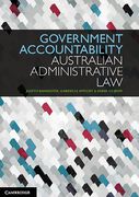 Cover of Government Accountability: Australian Administrative Law
