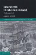 Cover of Insurance in Elizabethan England: The London Code