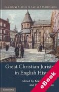 Cover of Great Christian Jurists in English History (eBook)