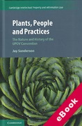 Cover of Plants, People and Practices: The Nature and History of the Upov Convention (eBook)