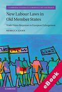 Cover of New Labour Laws in Old Member States: Trade Union Responses to European Enlargement (eBook)