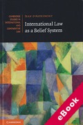 Cover of International Law as a Belief System (eBook)