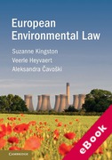 Cover of European Environmental Law (eBook)