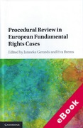 Cover of Procedural Review in European Fundamental Rights Cases (eBook)