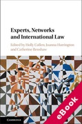 Cover of Experts, Networks and International Law (eBook)