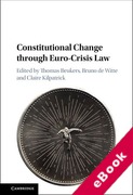 Cover of Constitutional Change through Euro-Crisis Law (eBook)