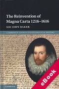 Cover of The Reinvention of Magna Carta 1216-1616 (eBook)