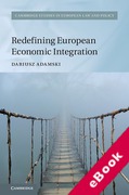 Cover of Redefining European Economic Integration (eBook)
