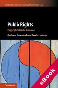 Cover of Public Rights: Copyright's Public Domains (eBook)
